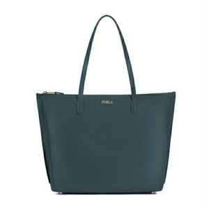 SOLD - FURLA Large Luce Tote in Dark Green